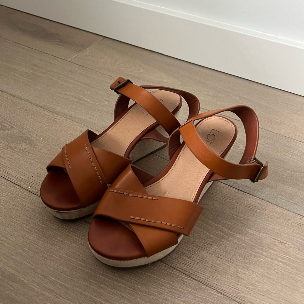 LOFT Wedge Heel Sandals 7.5